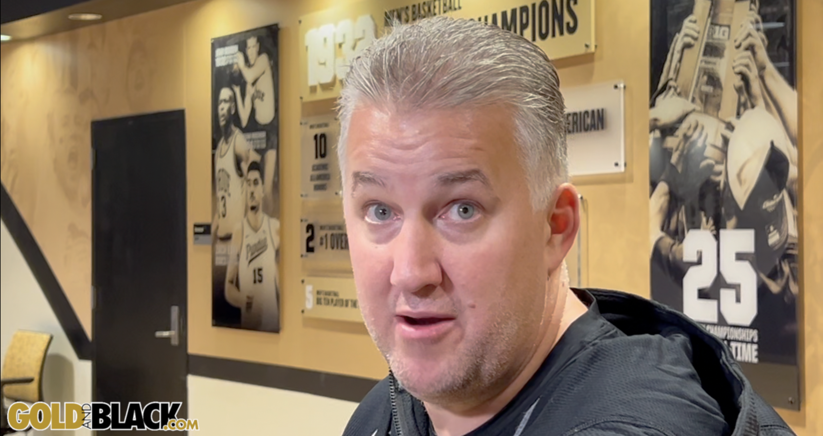 GoldandBlack.com video: Purdue coach Matt Painter discusses Iowa, the Northwestern loss and more